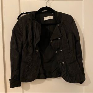 T Tahari black lightweight jacket XS